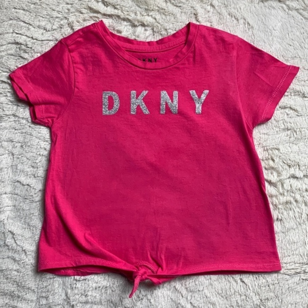 DKNY Tie Front Tee 4T